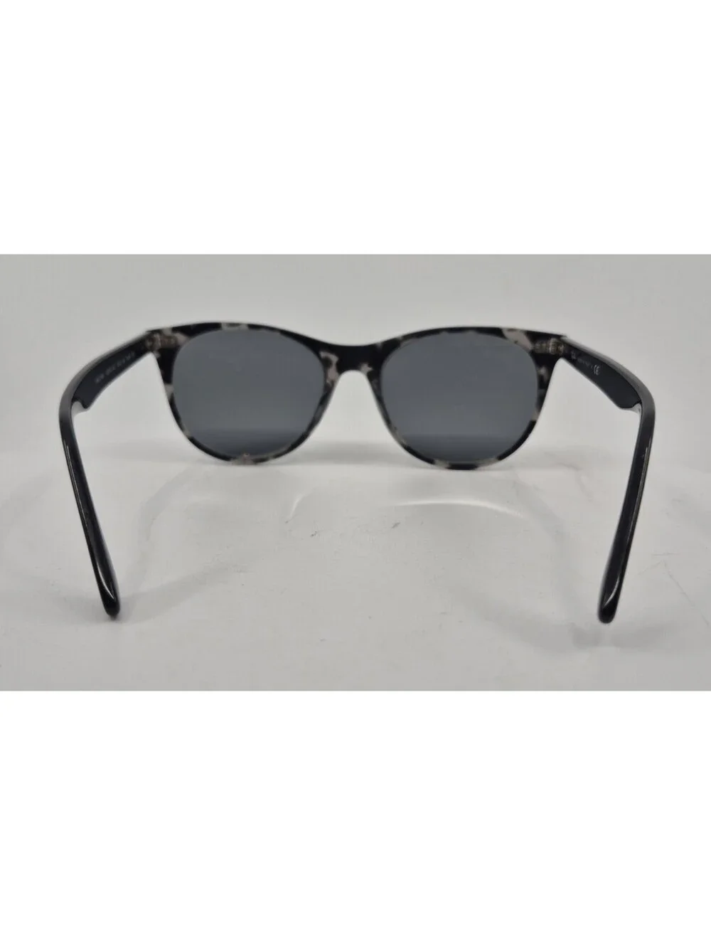 Ray-Ban Wayfarer II RB2185 1250/AD Gray On Black Sunglasses Full Rim 55-18-145
